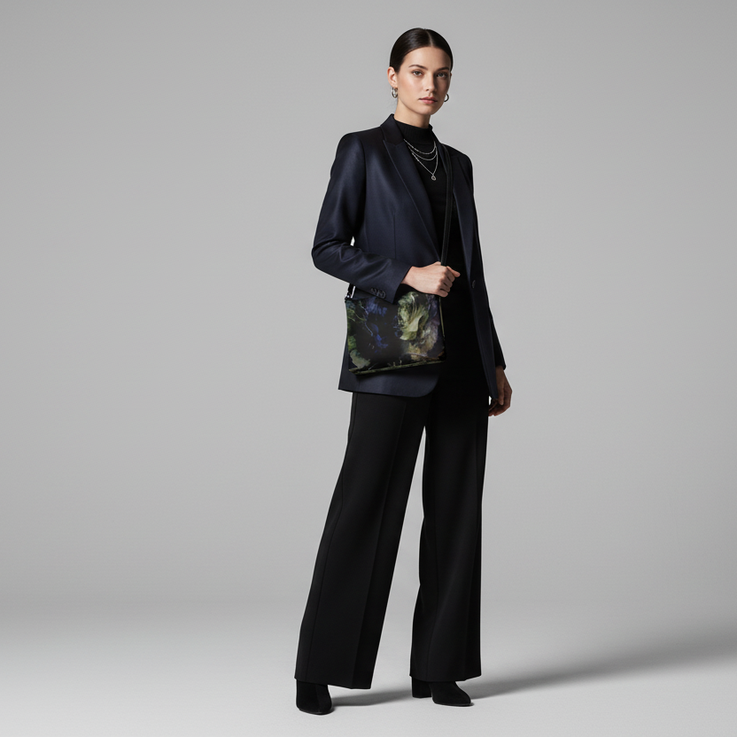 Midnight Bloom Crossbody: Your New Sidekick