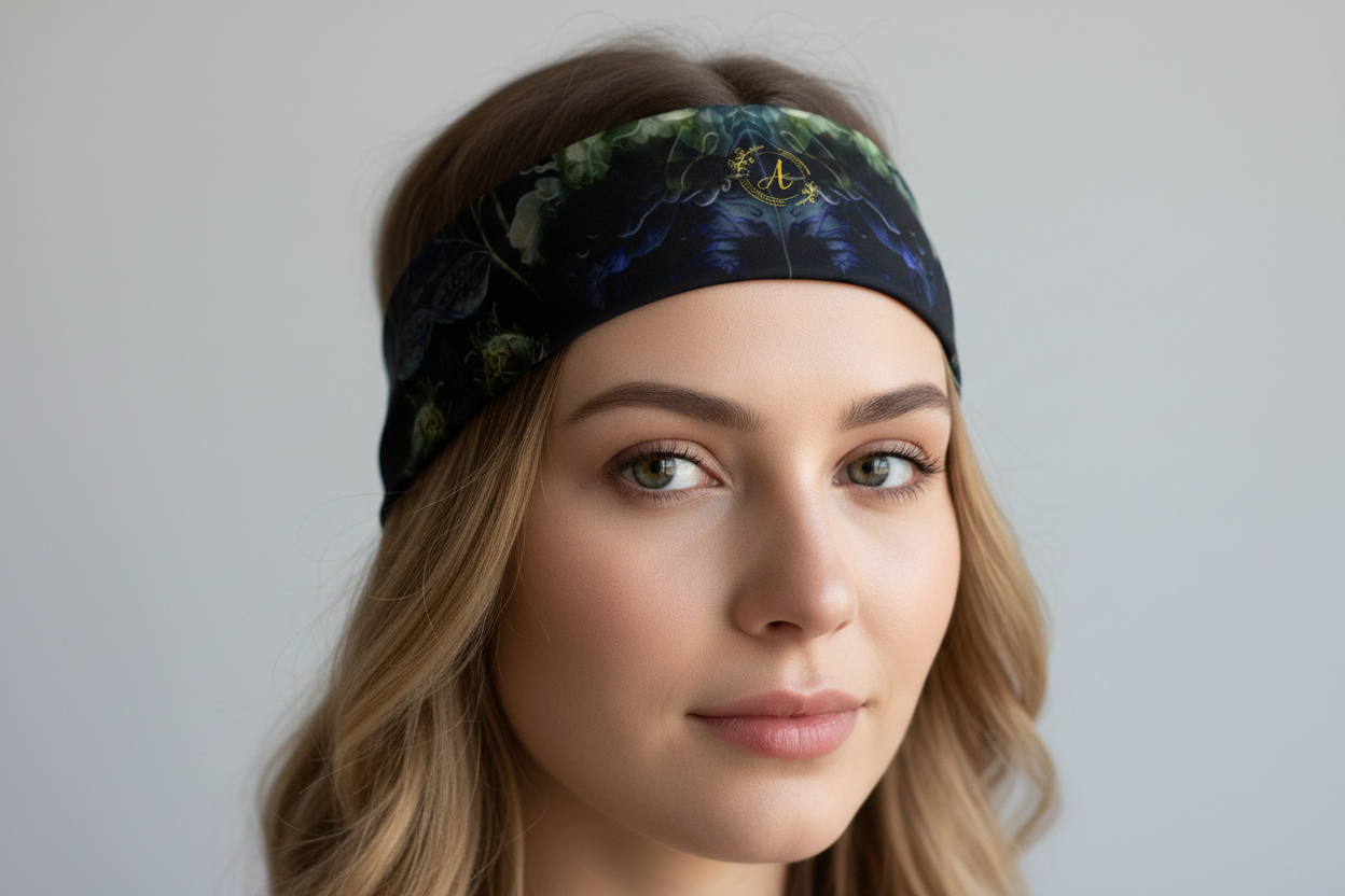 Midnight Bloom Headband: Crown Your Style Headband