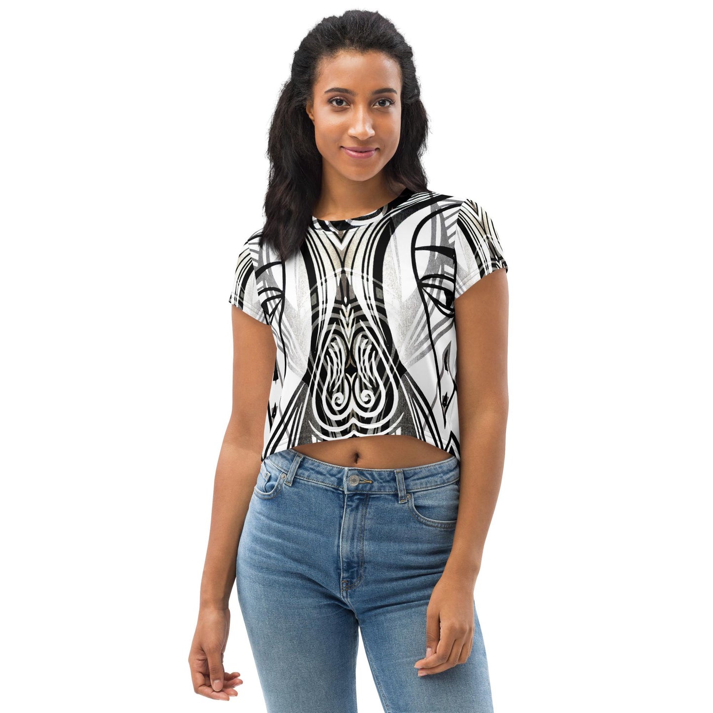 Elegant Geometric Pattern Top - Style Your Chic Outfits