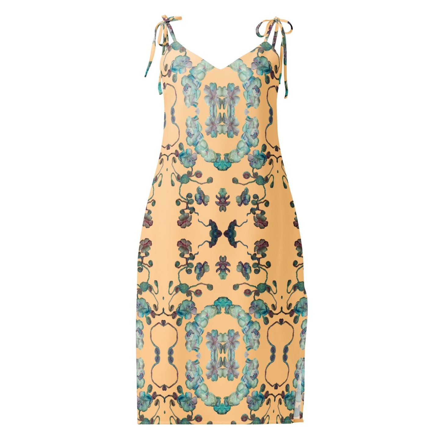 Floral Print Slip Dress: Boho Summer Midi Dress