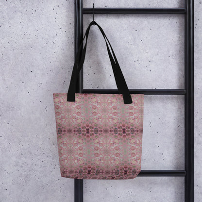 Handmade Floral Print Tote Bag: Spacious Ladies Bag