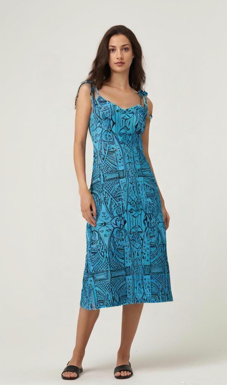 Boho Chic Adjustable Strap Dress, Summer Festival Sling Dress