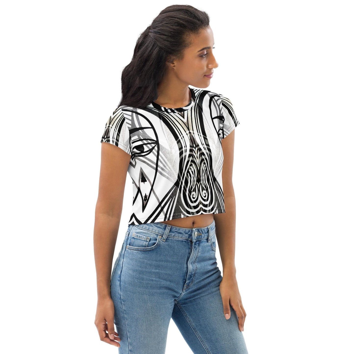Elegant Geometric Pattern Top - Style Your Chic Outfits