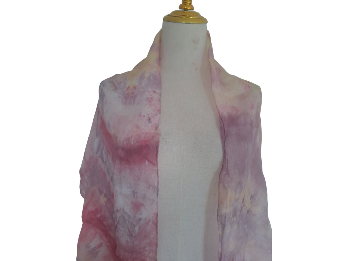 Handmade Pastel Pink Shawl: Long Fashionable Scarf