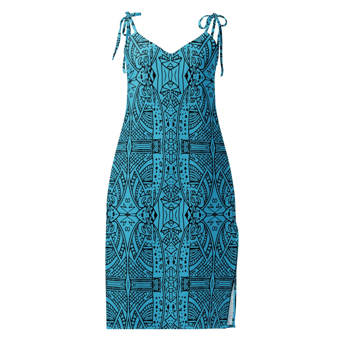 Boho Chic Adjustable Strap Dress, Summer Festival Sling Dress