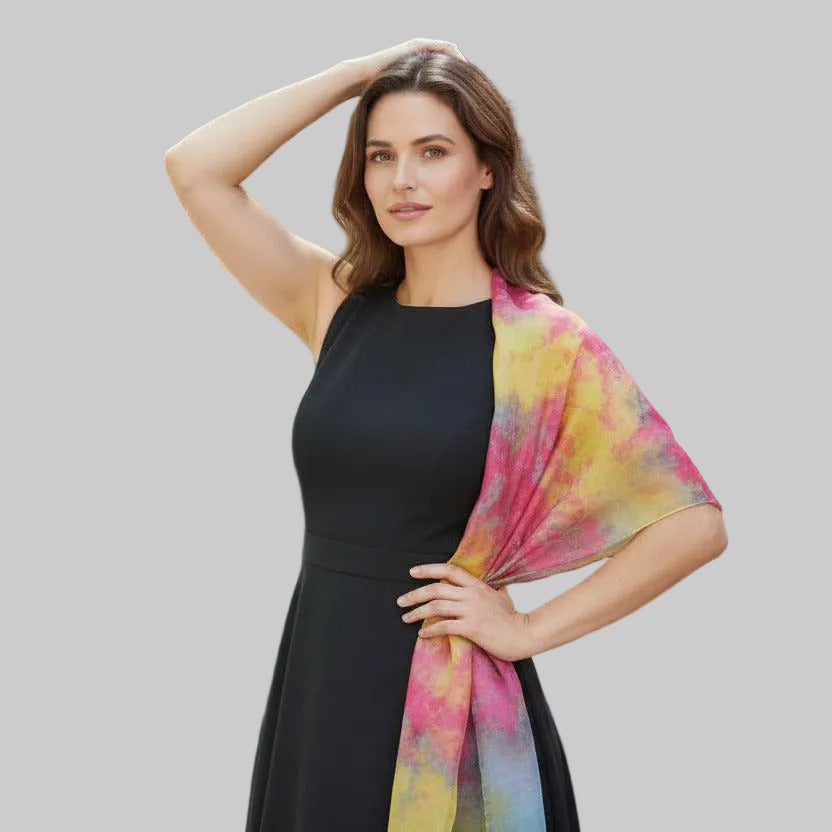 Multi Coloured Scarf | Vibrant & Fashionable Accessory for Every Season | Soft neck wrap for Women