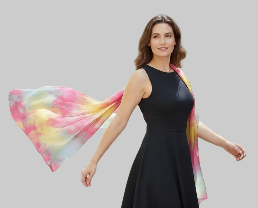 Multi Coloured Scarf | Vibrant & Fashionable Accessory for Every Season | Soft neck wrap for Women