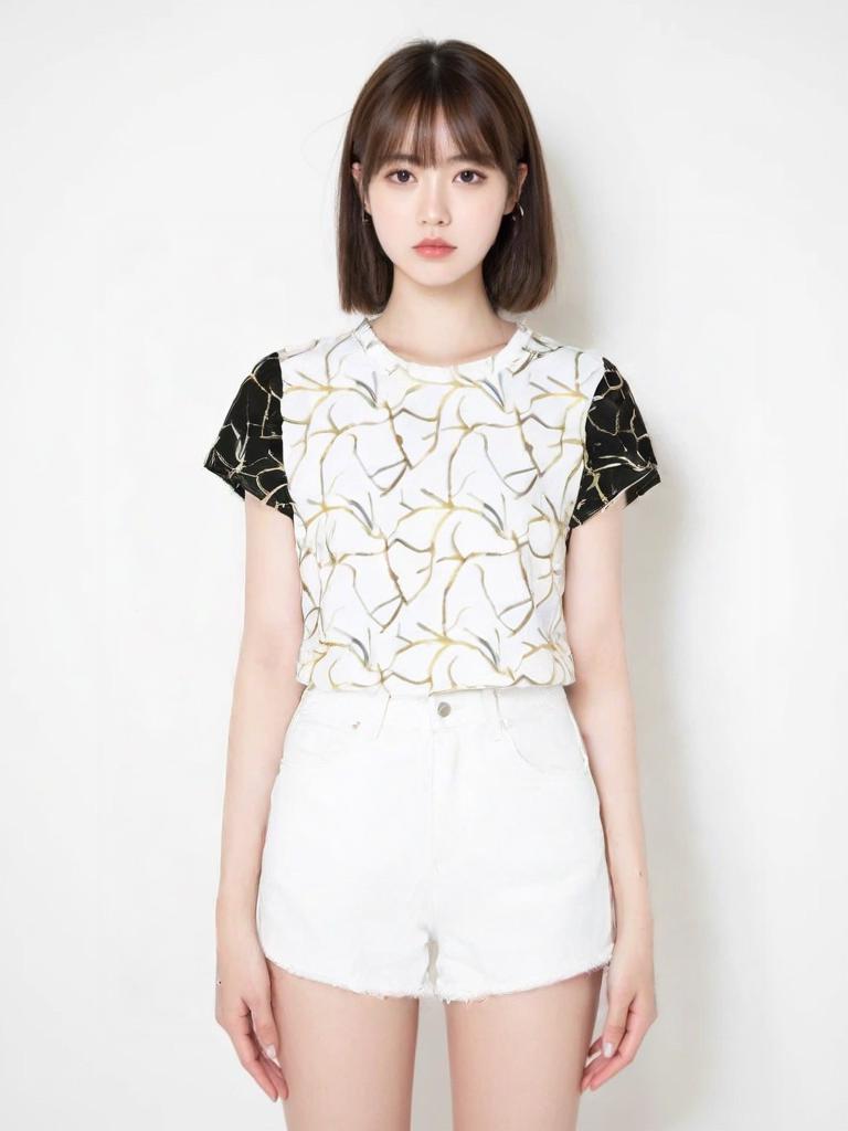 Chic Floral ice breaker Crop Top for Women - Stylish & Comfortable