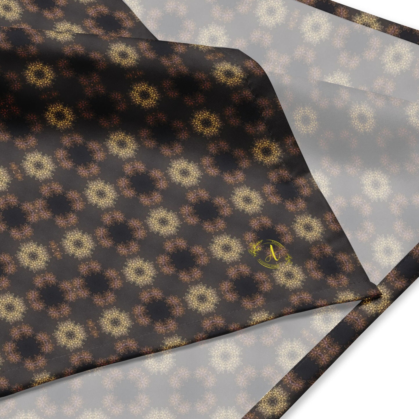 All-Over Print Bandana: Boho Head Scarf, Necktie, Armband