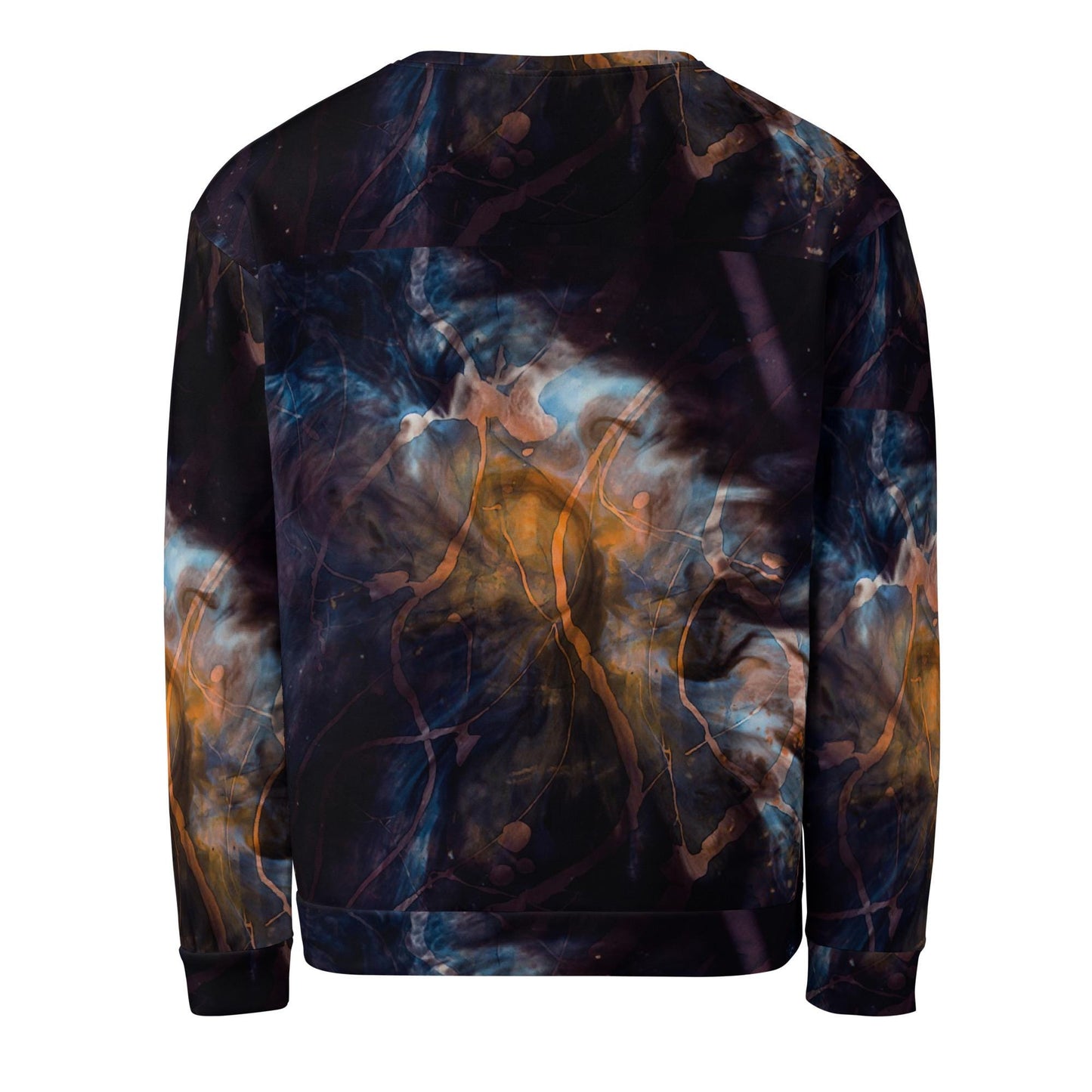 Black Galaxy Sweatshirt: Unisex Gothic Style Jumper