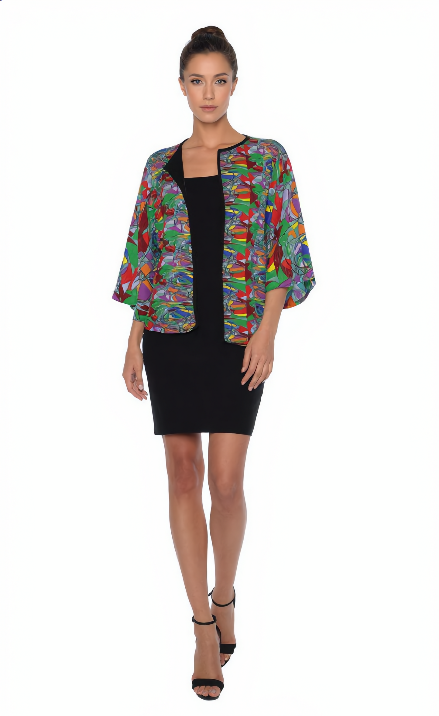 Abstract Kaleidoscope Kimono Jacket