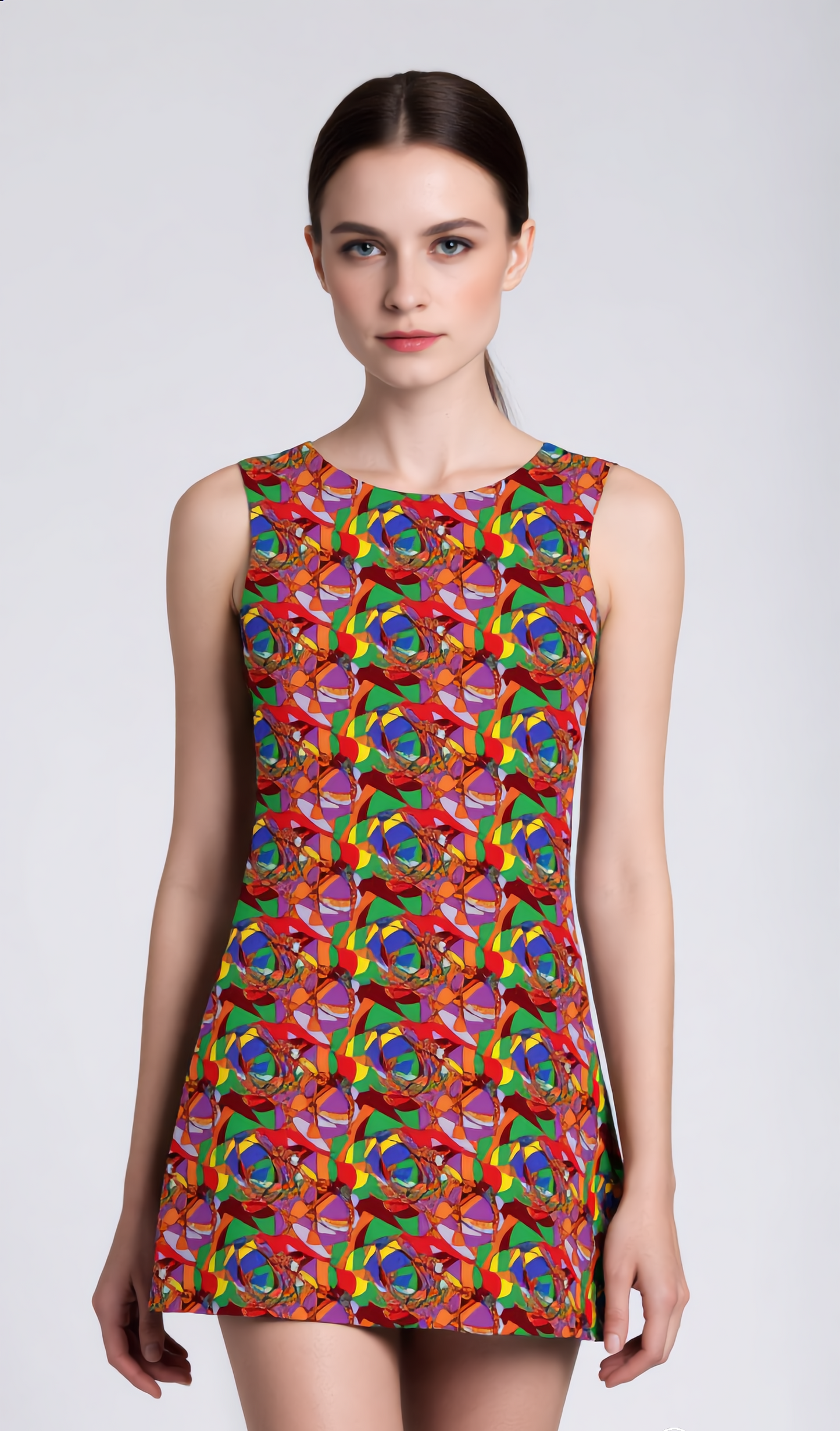 Colourful Kaleidoscope Women's Casual Dress