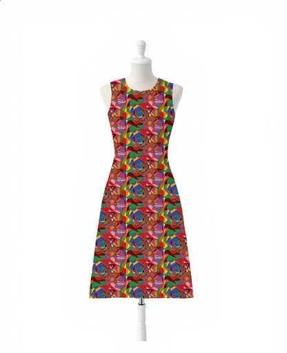 Colourful Kaleidoscope Women's Casual Dress