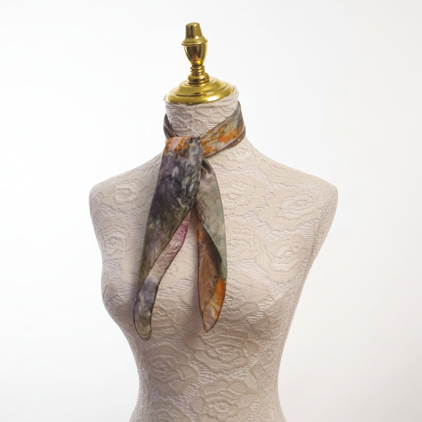 The Earth-Toned Ethereal Silk Scarf