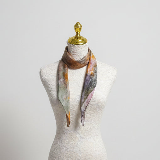 The Earth-Toned Ethereal Silk Scarf