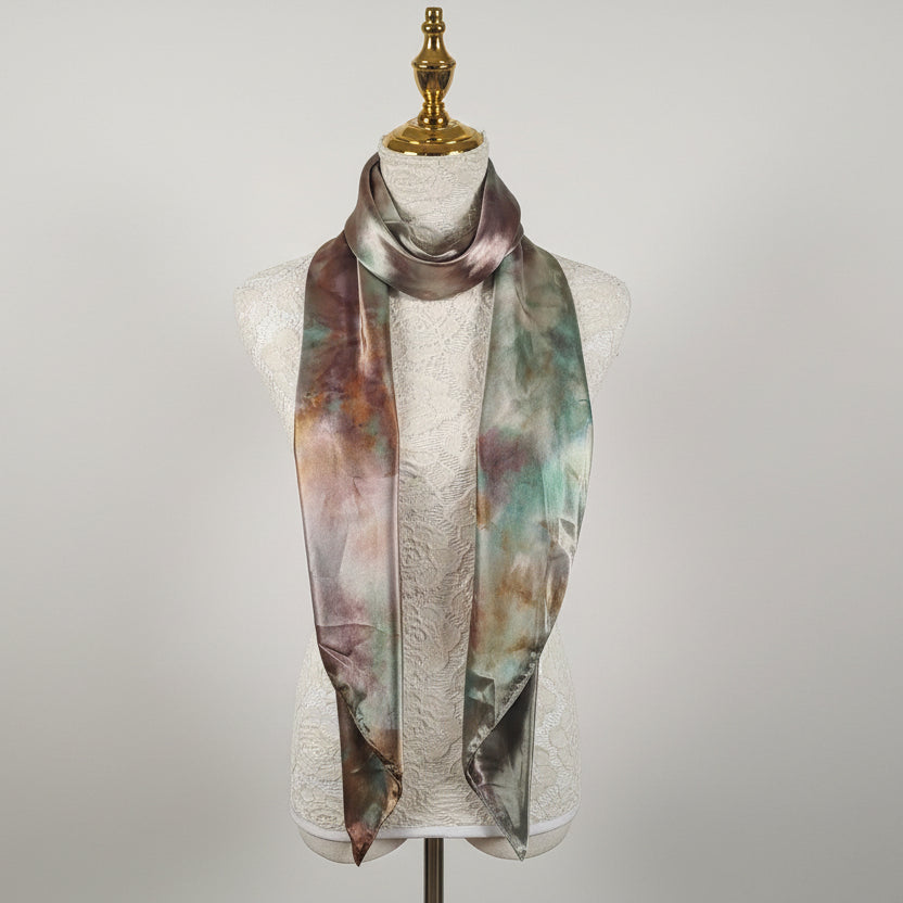 Satin silk scarf